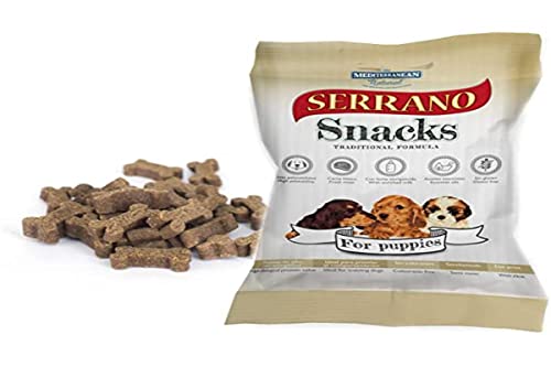 MEDITERRANEAN NATURAL Snacks Serrano Especial Cachorros 100 g