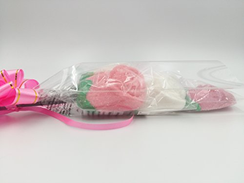 Ramo de rosas de espuma dulce marshmallow golosina gominola - San Valentín